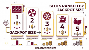 Slots ranked by jackpot size